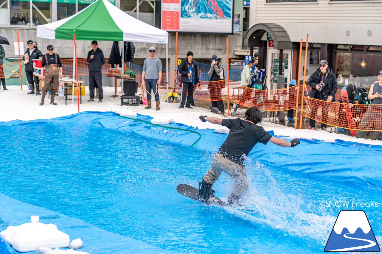 富良野スキー場｜いよいよインターナショナルなイベントに？！春シーズン恒例『第13回 Pond Skimming 池渡り』開催～♪